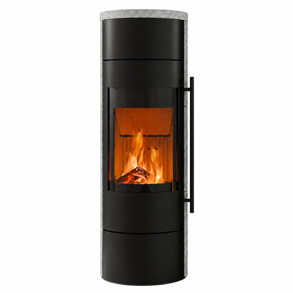 Olsberg Alor PowerBloc! – Poêle à bois 6 kW en pierre naturelle serpentine