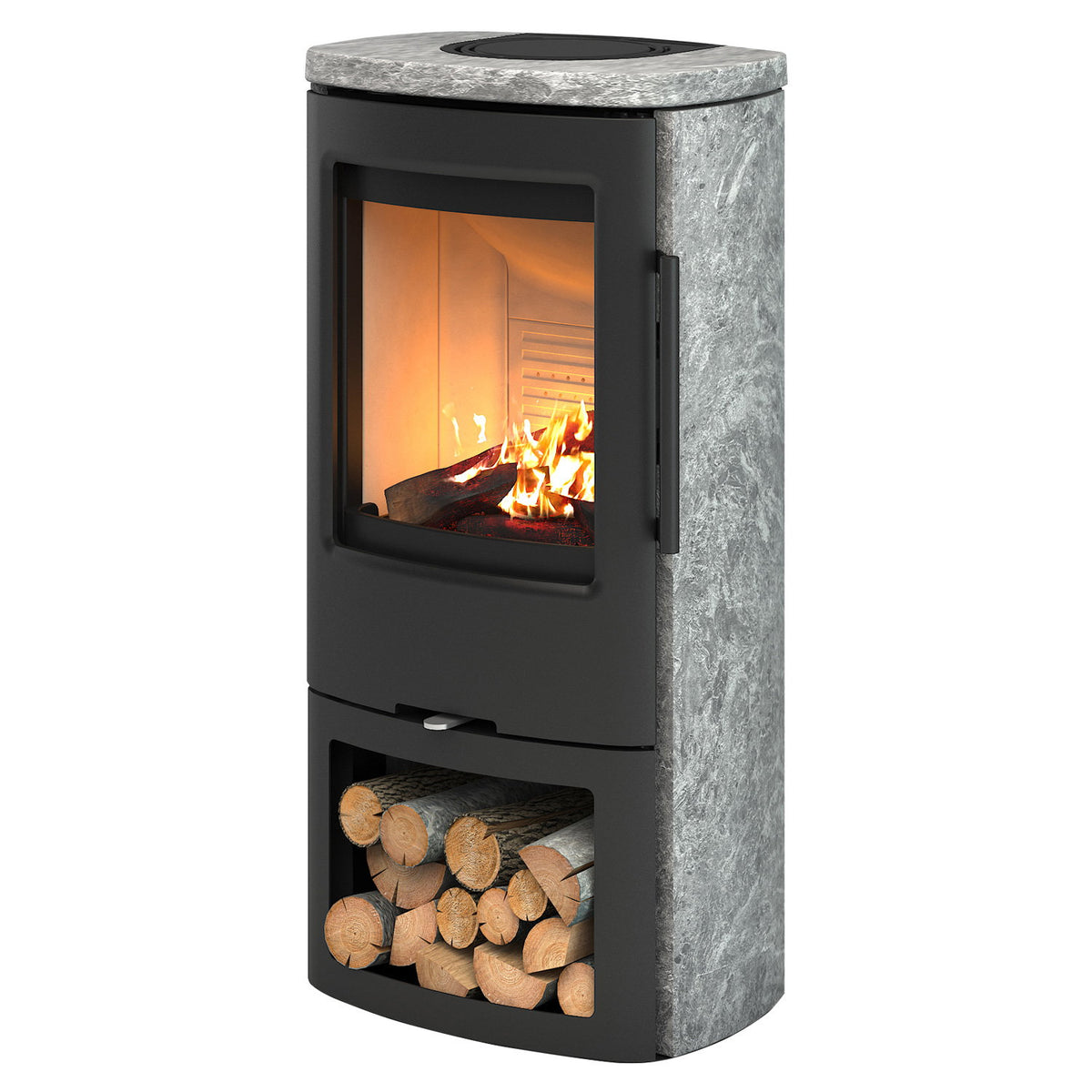 Poêle à bois TermaTech TT44S en stéatite 4,8 kW - image 2