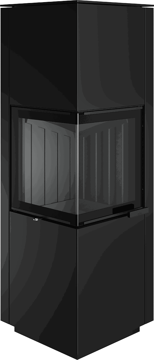 Poêle à bois Spartherm Piko H₂O avec vitre en L – 10,3 kW – image 2