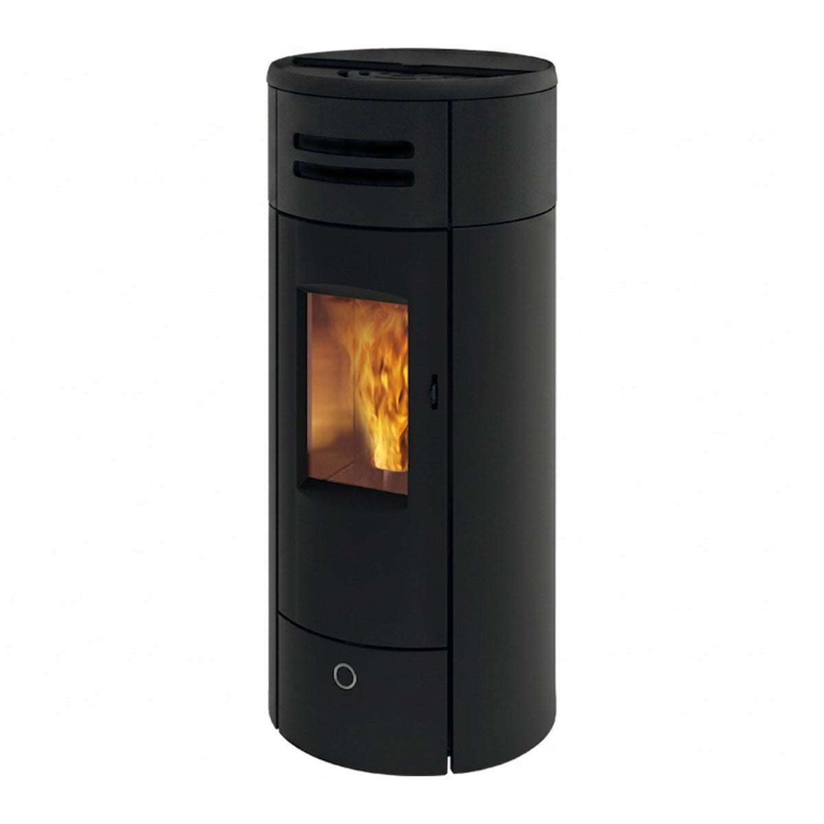 Poêle à granulés Edilkamin EK63 Yung 130++ Evo céramique noire 12,5 kW