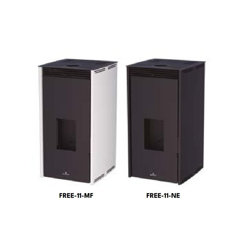 Poêle à granulés sans électricité BRONPI Free 11 10 kW convection naturelle