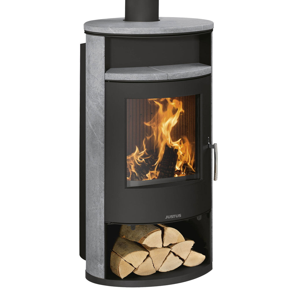 Poêle à bois Justus Island Aqua II avec circulation d’eau 10 kW - image 2