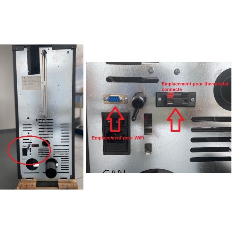 Poêle à granulés étanche FIREMATIC O9 7,9 kW avec ventilation frontale et réservoir 15 kg – image 2
