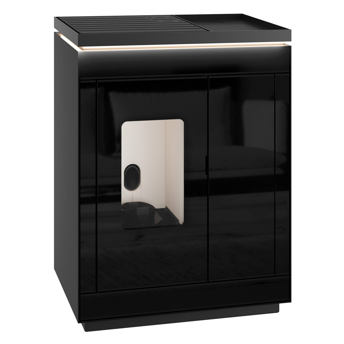 Poêle à granulés Olsberg Epana 6 kW – verre noir