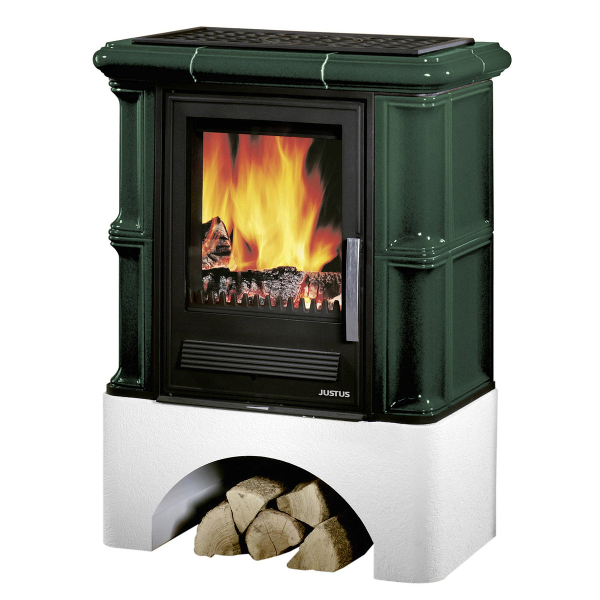 Justus Bavaria – Poêle à bois vert 7 kW