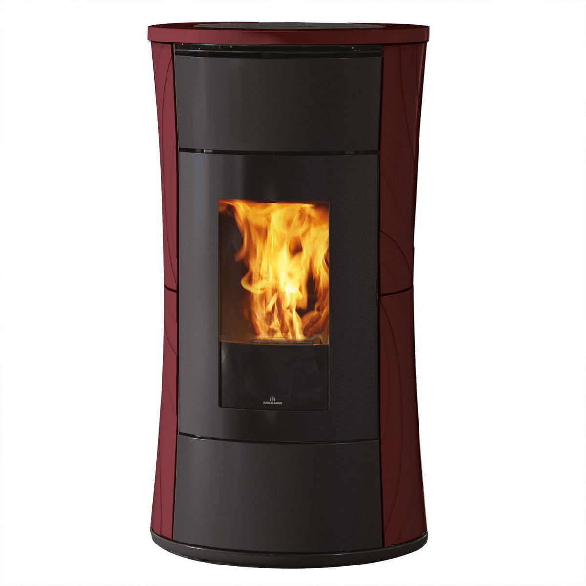 Poêle à granulés Edilkamin Cherie 9 EVO céramique bordeaux — 9,3 kW