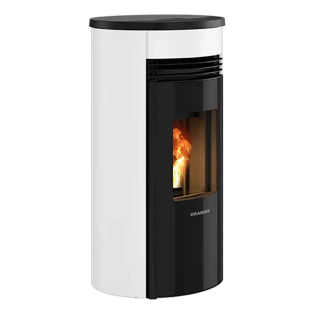 Poêle à granulés Oranier Sando 50 blanc soie 8 kW