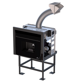 Poêle à granulés Bronpi NEVA – 11 kW – Canalisable