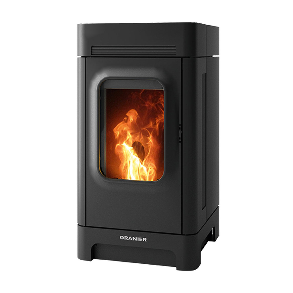 Poêle à granulés Oranier Calimo acier noir — 6,4 kW