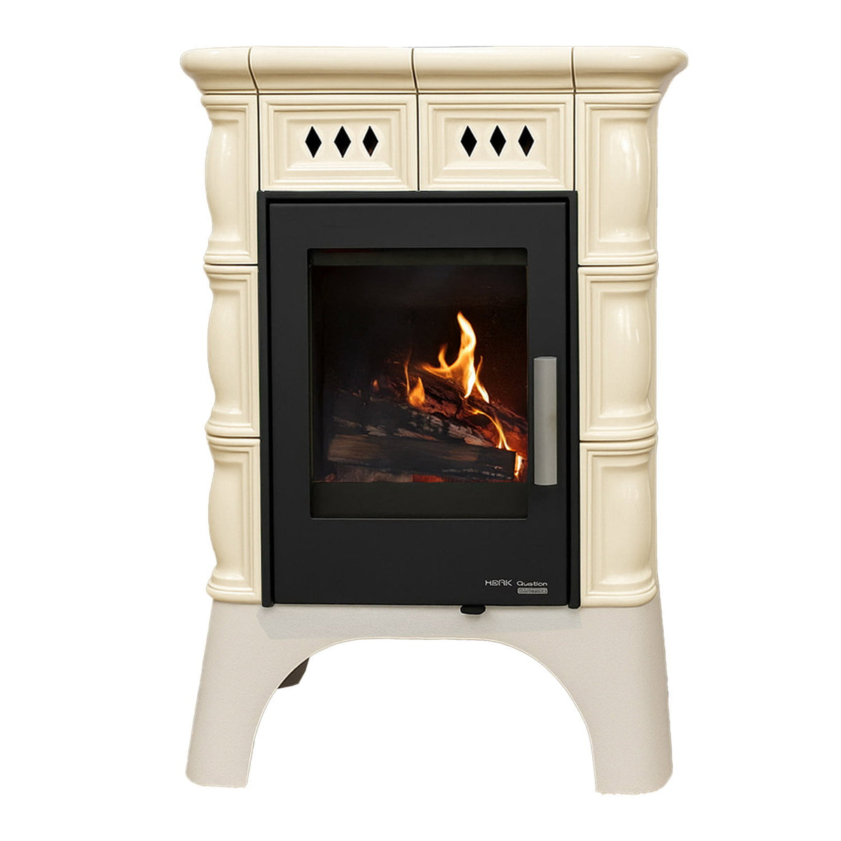 Poêle à bois Haas+Sohn Treviso III 246.37 perl-noir/ivoire 6,3 kW