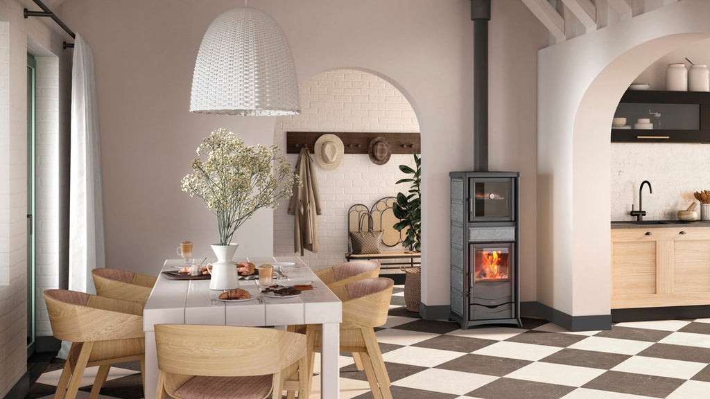Poêle à bois La Nordica Rossella Plus Forno.165 Petra 9,4 kW - image 2