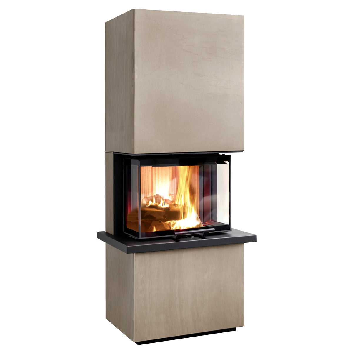 Poêle à bois Olsberg Osorno S TopStone 5,7 kW en quartzite Marrone Alba Natura