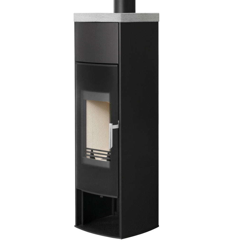 Schmitzker Aqua poêle à bois 7 kW avec échangeur d’eau et plaque supérieure en stéatite — image 2