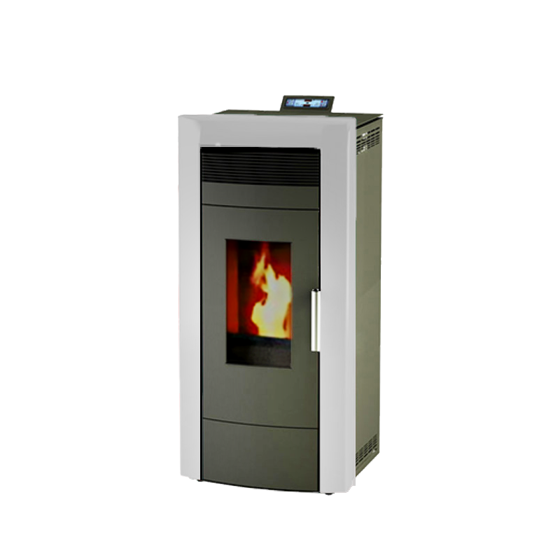 Vue de face du poêle AlfaPlam Baracuda Commo Plus 21 kW