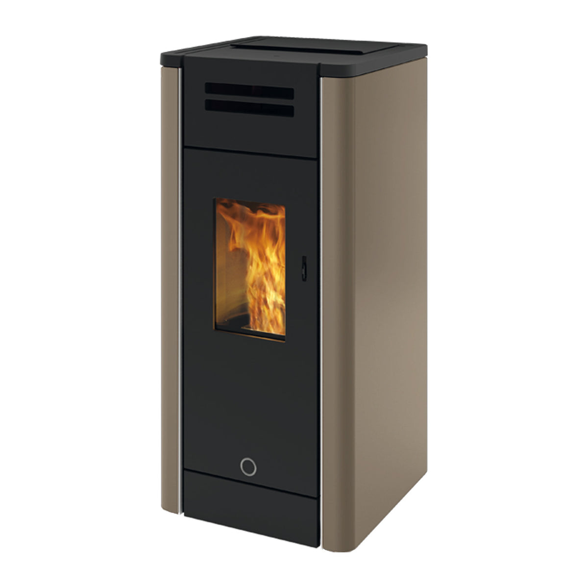 Poêle à granulés Edilkamin EK63 Metro 110+ Evo acier gris tourterelle 10,5 kW