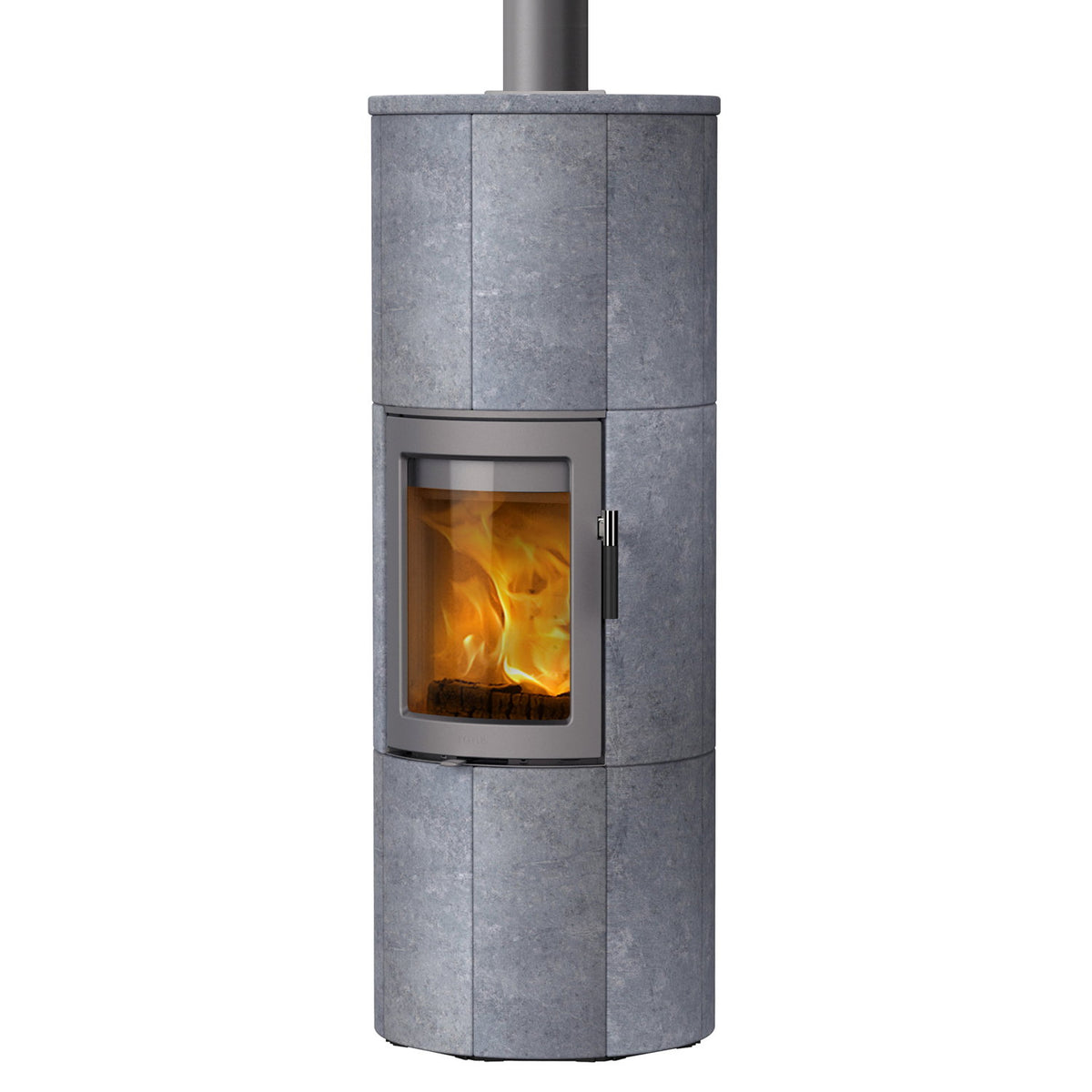 Poêle à bois Lotus Maestro 152M Gris avec Pierre ollaire, évacuation des fumées par le haut 6 kW – image 2