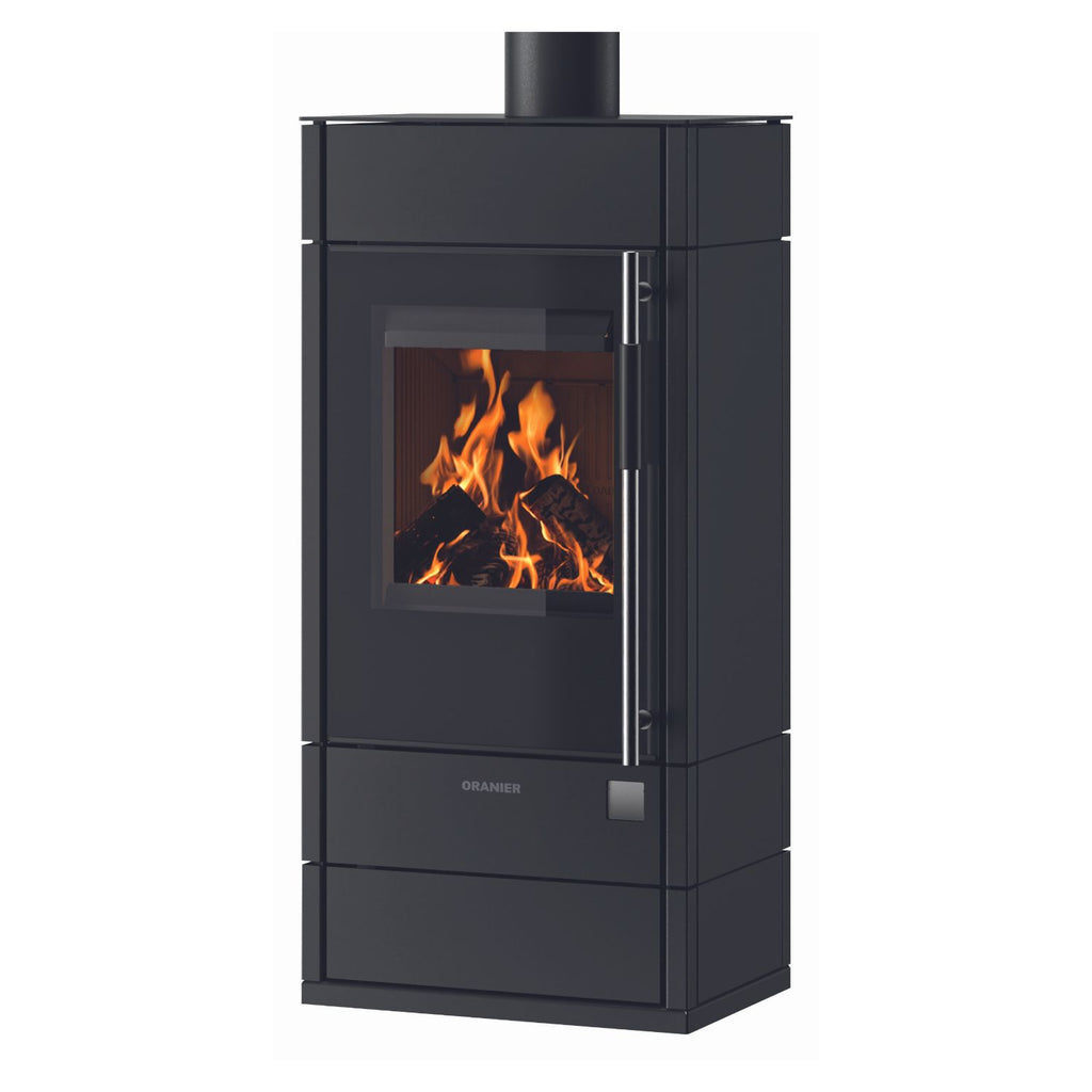 Poêle à bois Oranier Teja acier noir 6 kW