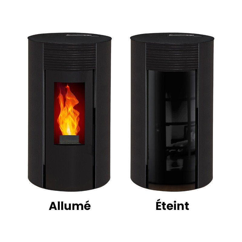 Poêle à granulés étanche ETNA Luxe Giuliana Up Glass 9,1 kW - image 2