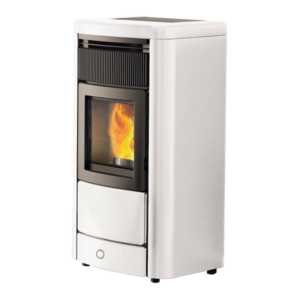 Poêle à granulés Edilkamin EK63 Monday 130++ Evo blanc 12,6 kW