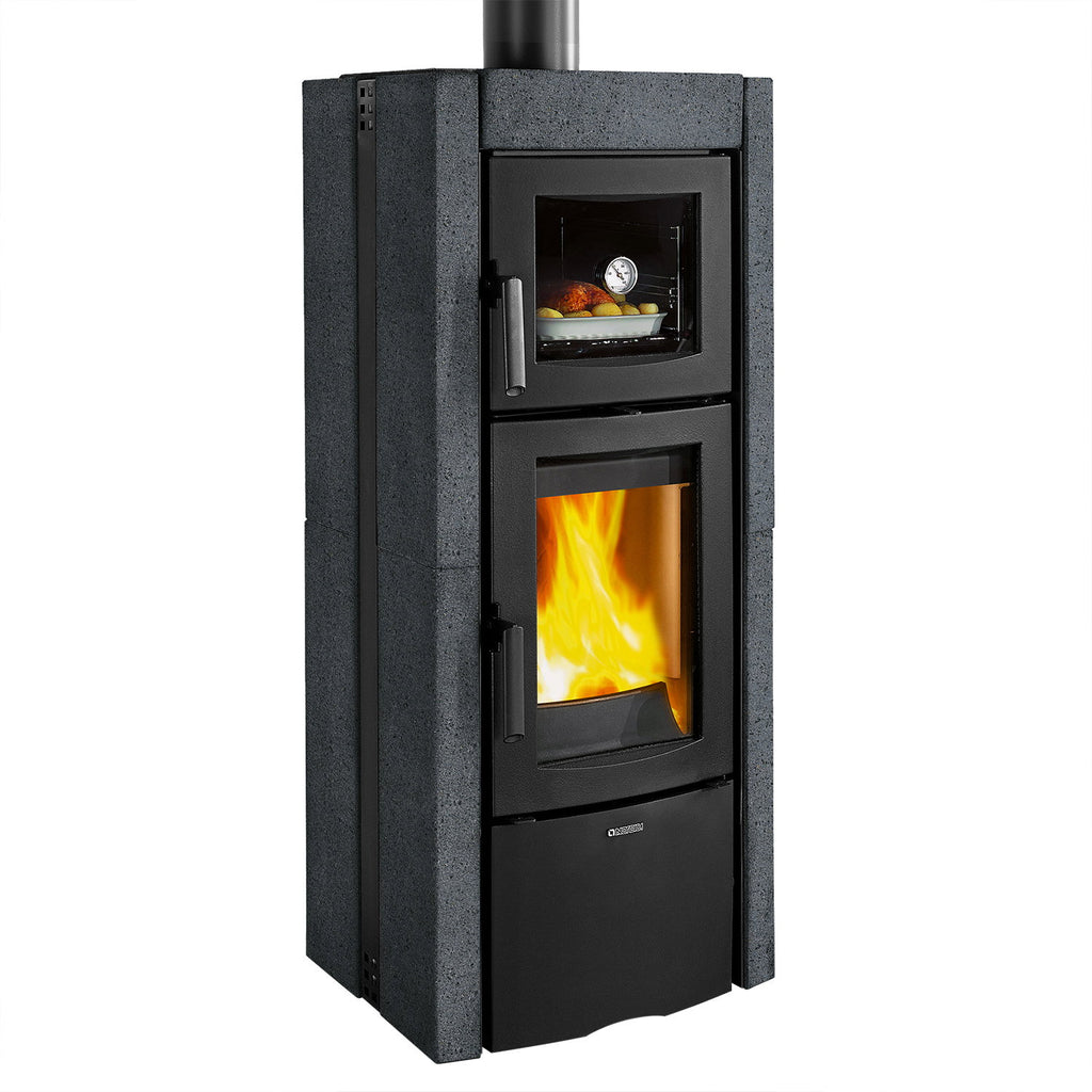Poêle à bois La Nordica Ester Forno Evo Vulcano avec four 8 kW