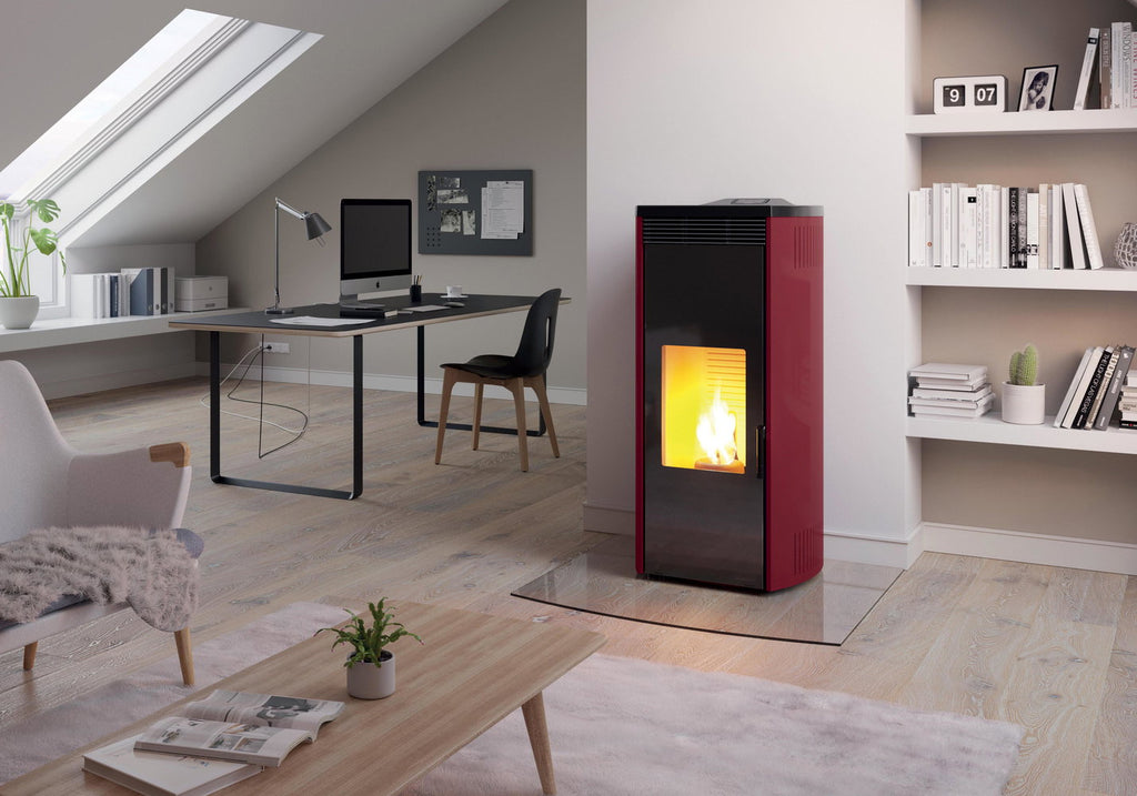 Poêle à granulés Palazzetti Ecofire Giorgia 9 — 9 kW acier laqué