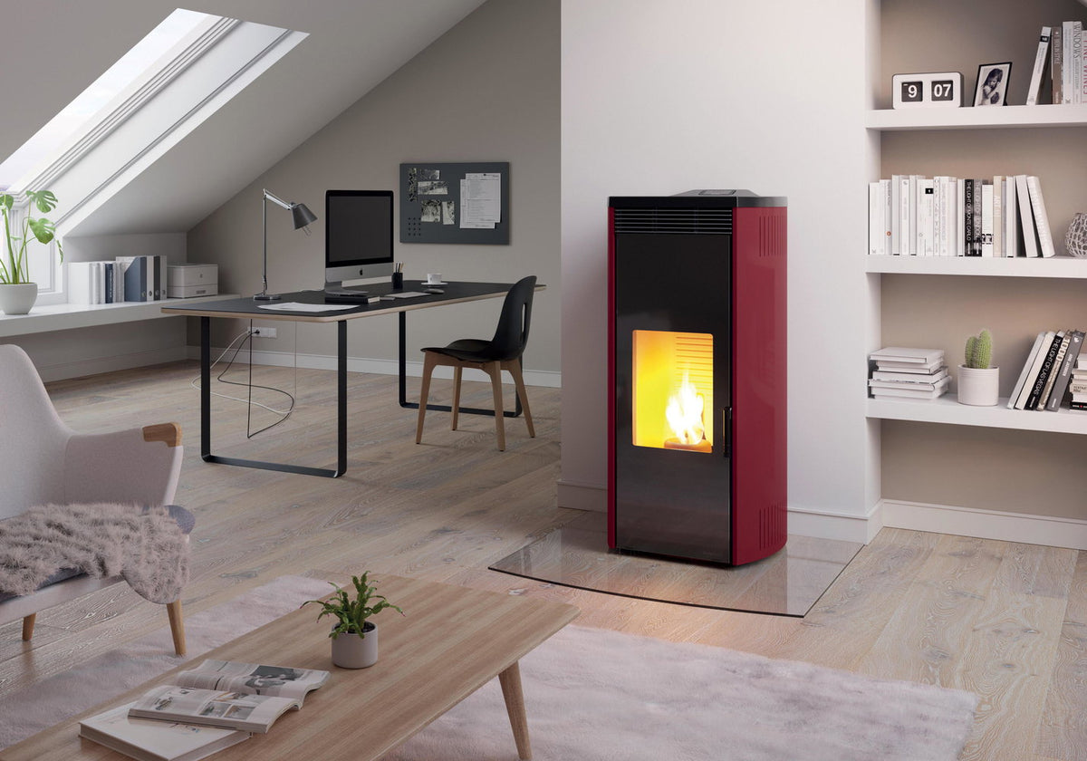 Poêle à granulés Palazzetti Ecofire Giorgia 9 — 9 kW acier laqué