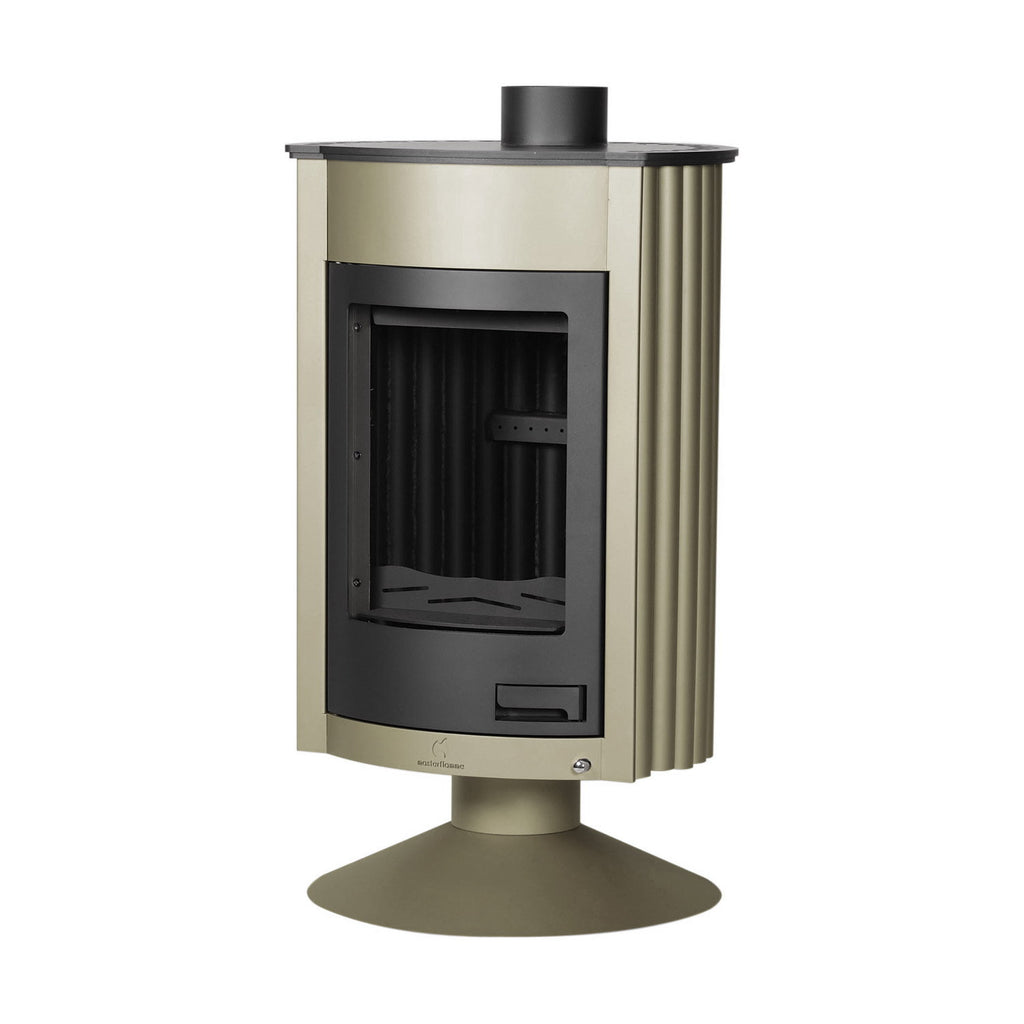 Poêle à air chaud Masterflamme Medie II Olive HSF41-010 12 kW - image 2