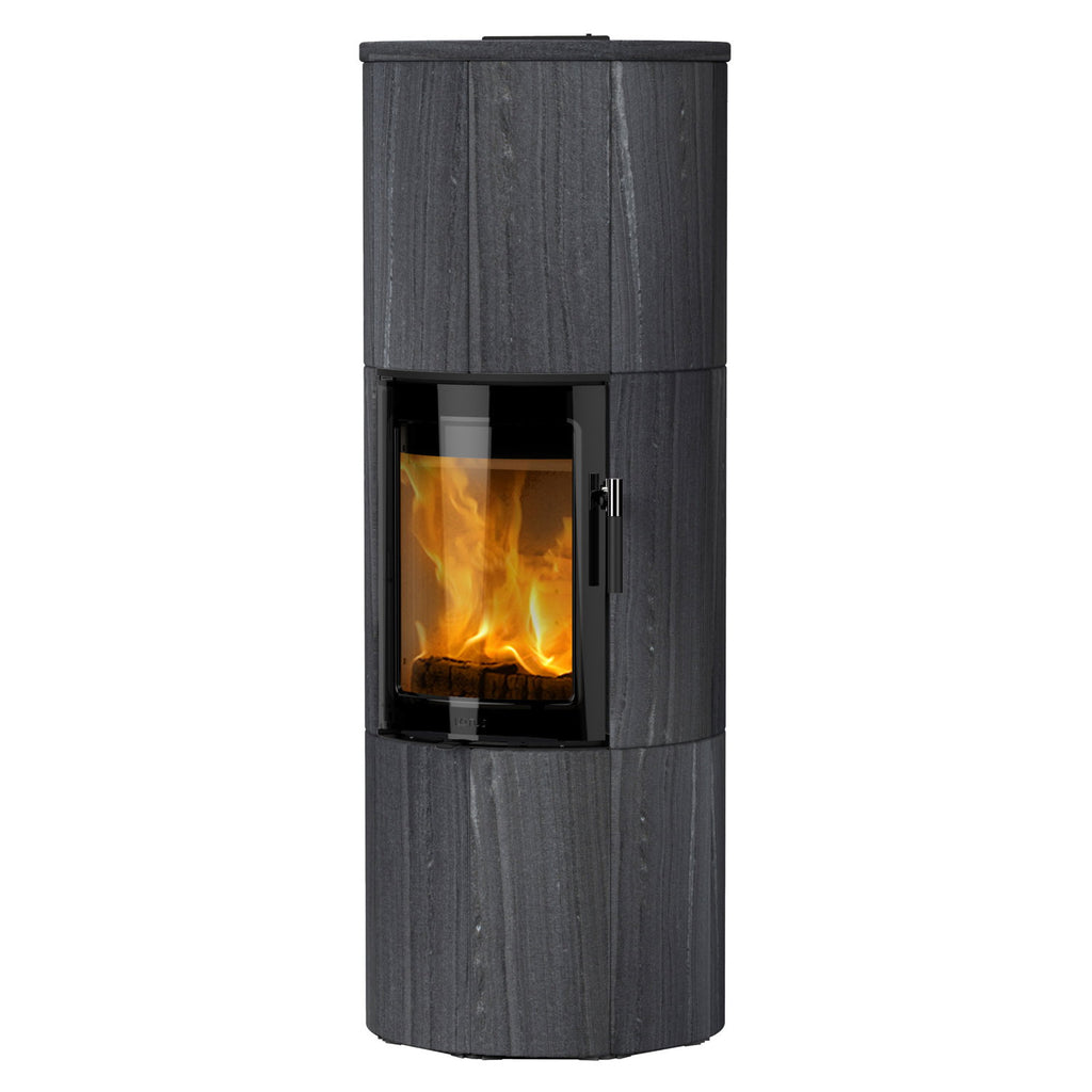 Poêle à bois Lotus Maestro 152 Magic porte Indian Night 6 kW sortie arrière - image 2