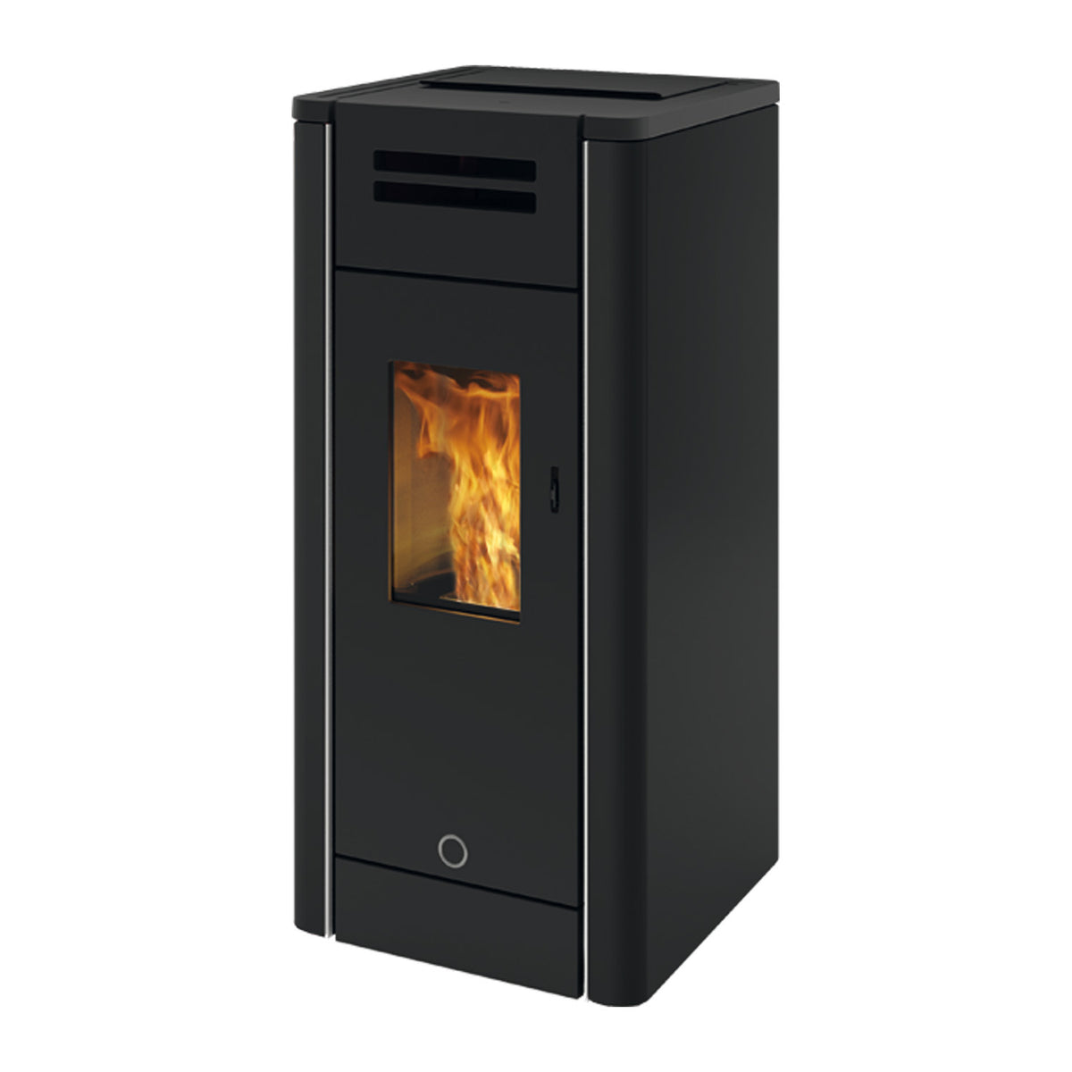 Poêle à granulés Edilkamin EK63 Metro 110+ Evo acier noir 10,5 kW pour 110 m²