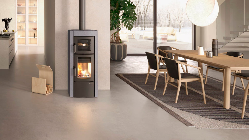 Poêle à bois La Nordica Ester Forno 5.0 avec four 8 kW