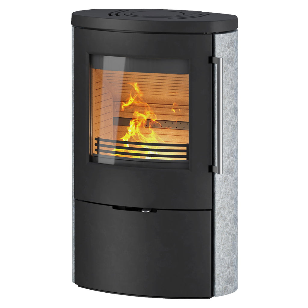 Poêle à bois TermaTech TT80RLS acier noir 5,5 kW — image 2