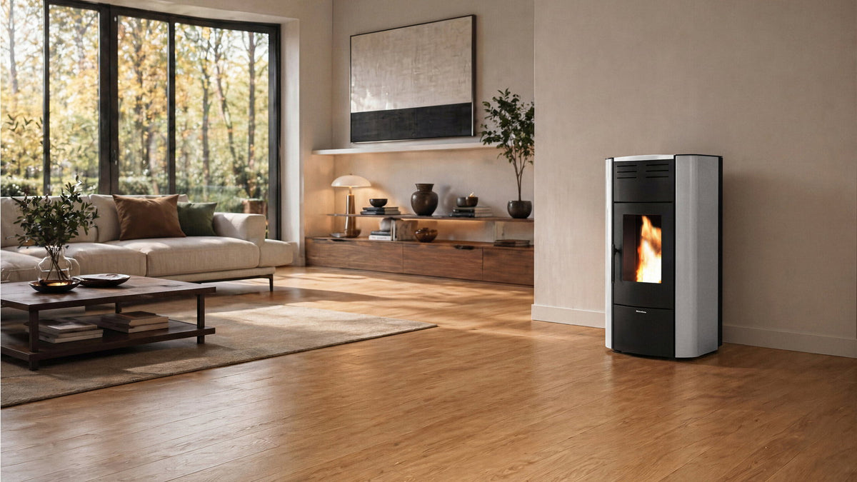 Poêle à granulés hydraulique La Nordica Raffaella Idro H18 5.0.16 – 23,6 kW