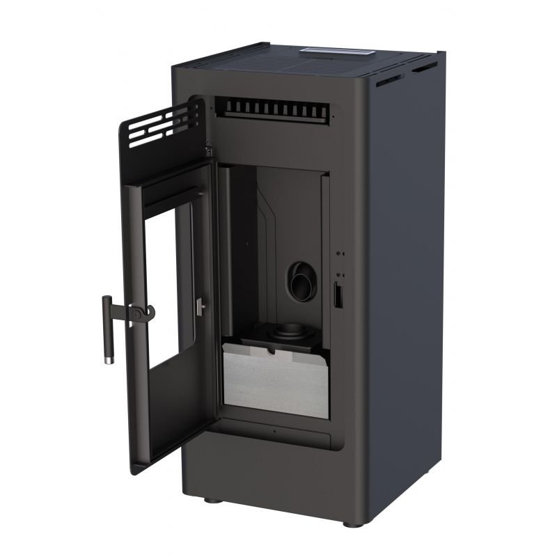 Pack poêle à granulés étanche FIREMATIC BR12 10,3 kW avec kit ventouse Dinak – image 2