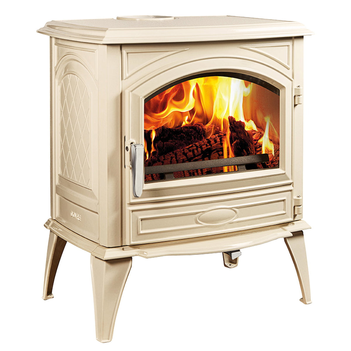 Poêle à bois Dovre 760 WD en fonte émaillée crème 11 kW