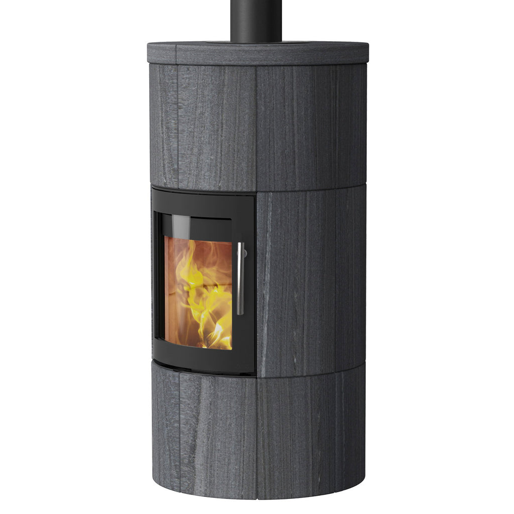 Poêle à bois Lotus M1 Noir Indian Night – sortie de fumée par le haut, 6 kW – image 2