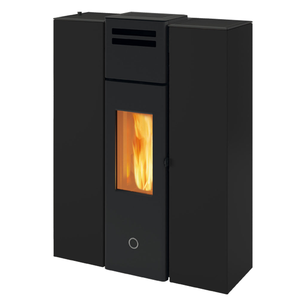 Poêle à granulés Edilkamin EK63 Cell 80+ Evo acier noir 7,7 kW