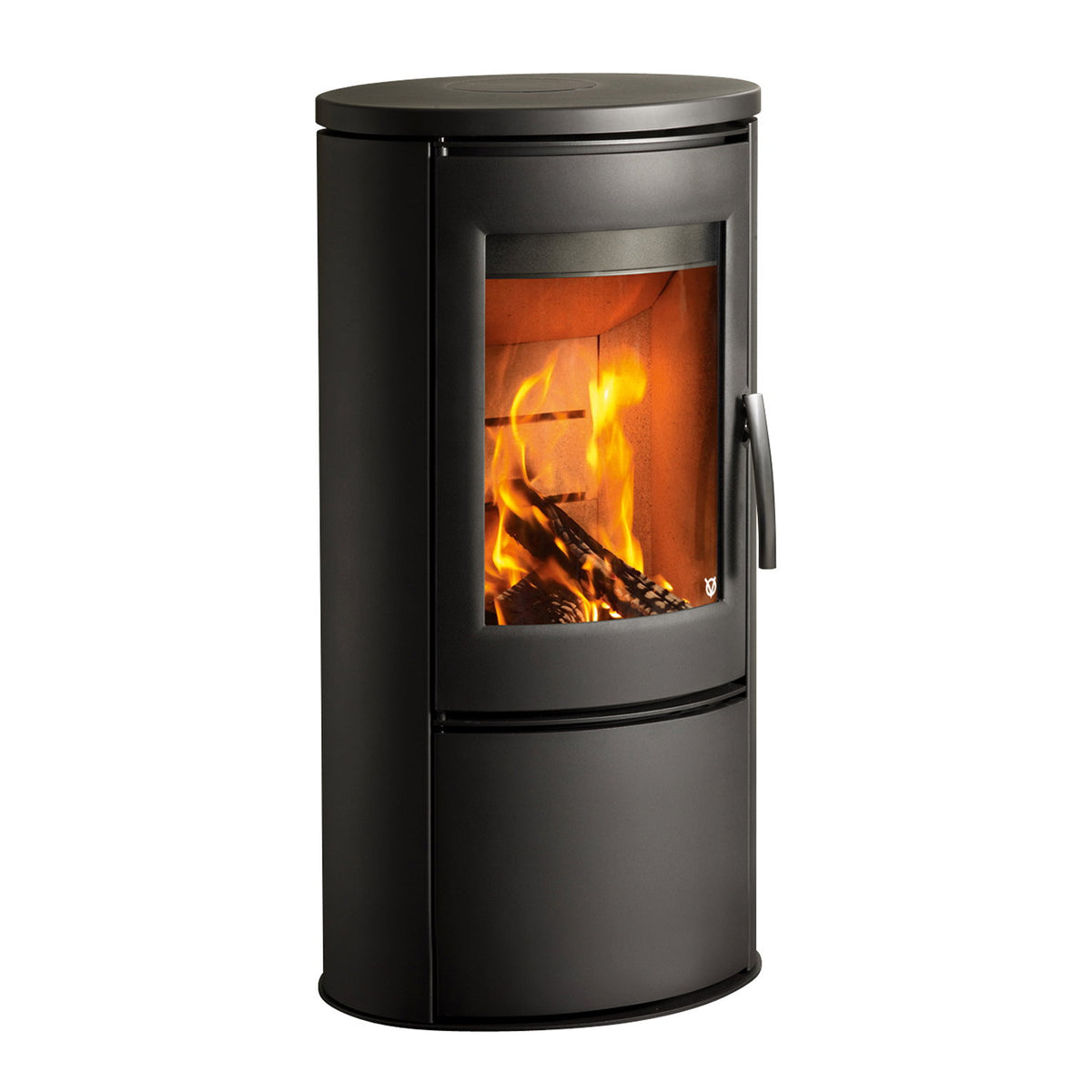 Poêle à bois Varde Ovne Shape 2 acier noir 5 kW