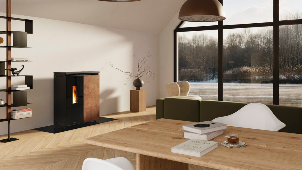 Poêle à granulés La Nordica FLORIANA IDRO GRES – 19,4 kW