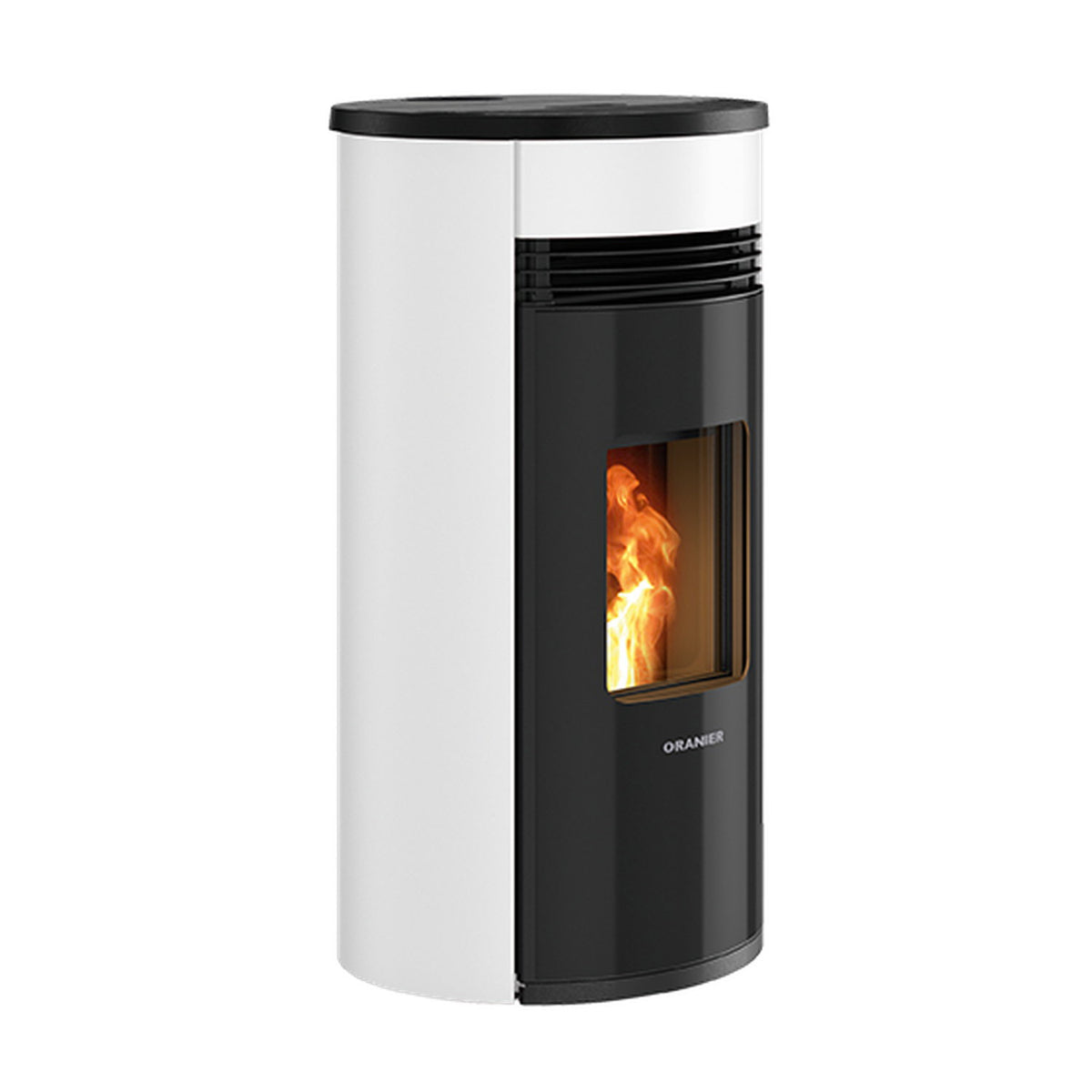 Poêle à granulés Oranier Sando 60 blanc soie 8 kW