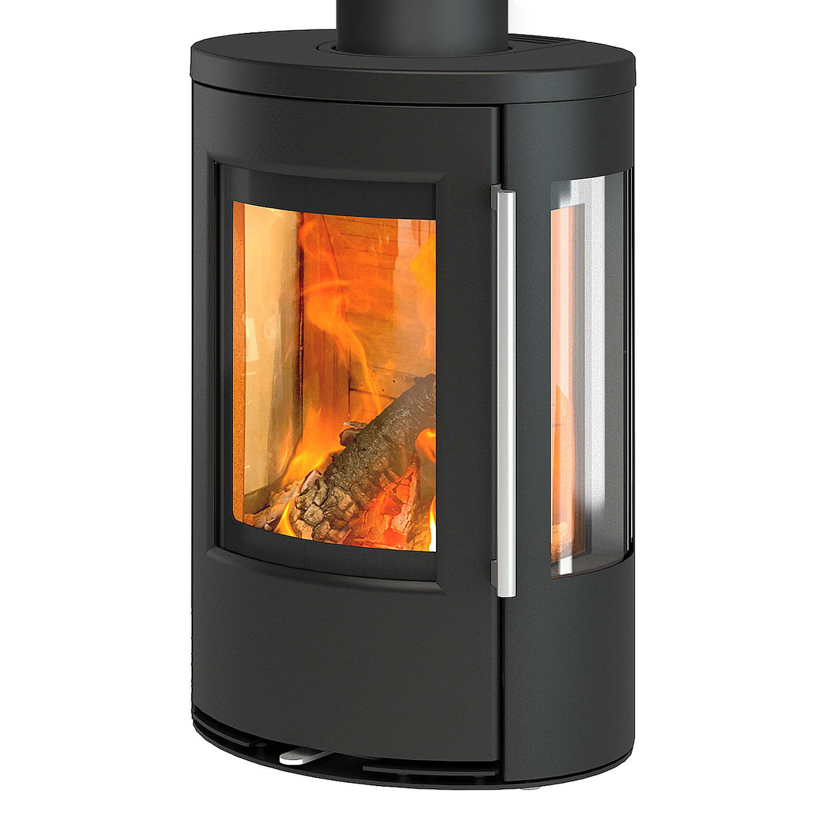 Poêle à bois TermaTech TT23RGW Acier Noir 5,6 kW - image 2