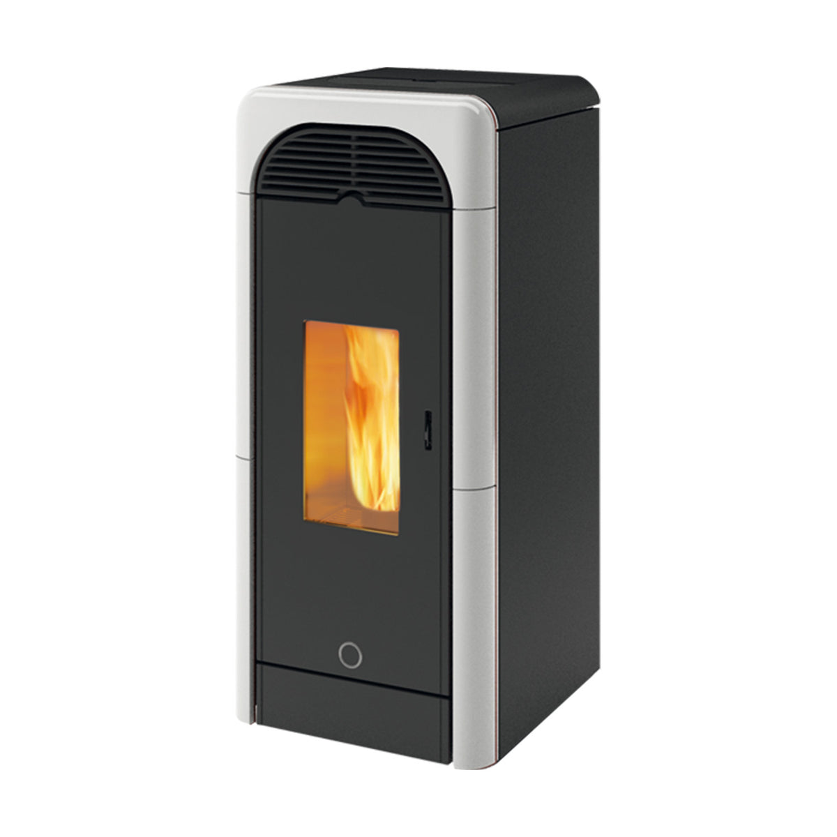 Poêle à granulés Edilkamin EK63 Berry 90+ Evo céramique blanche 9,2 kW
