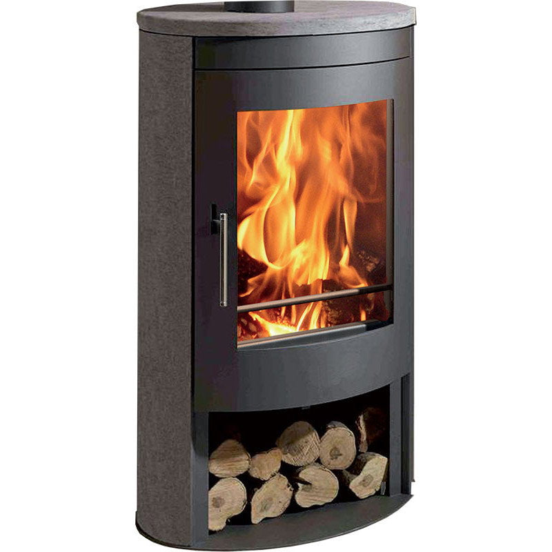 Poêle à bois étanche Panadero Oval 3 Stones 8,7 kW