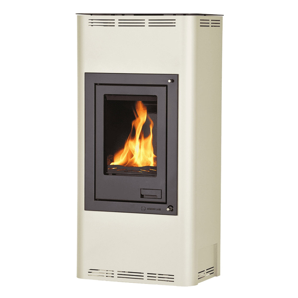 Poêle à bois hydraulique Aquaflam 7 Basic Crème 7 kW HSF29-026