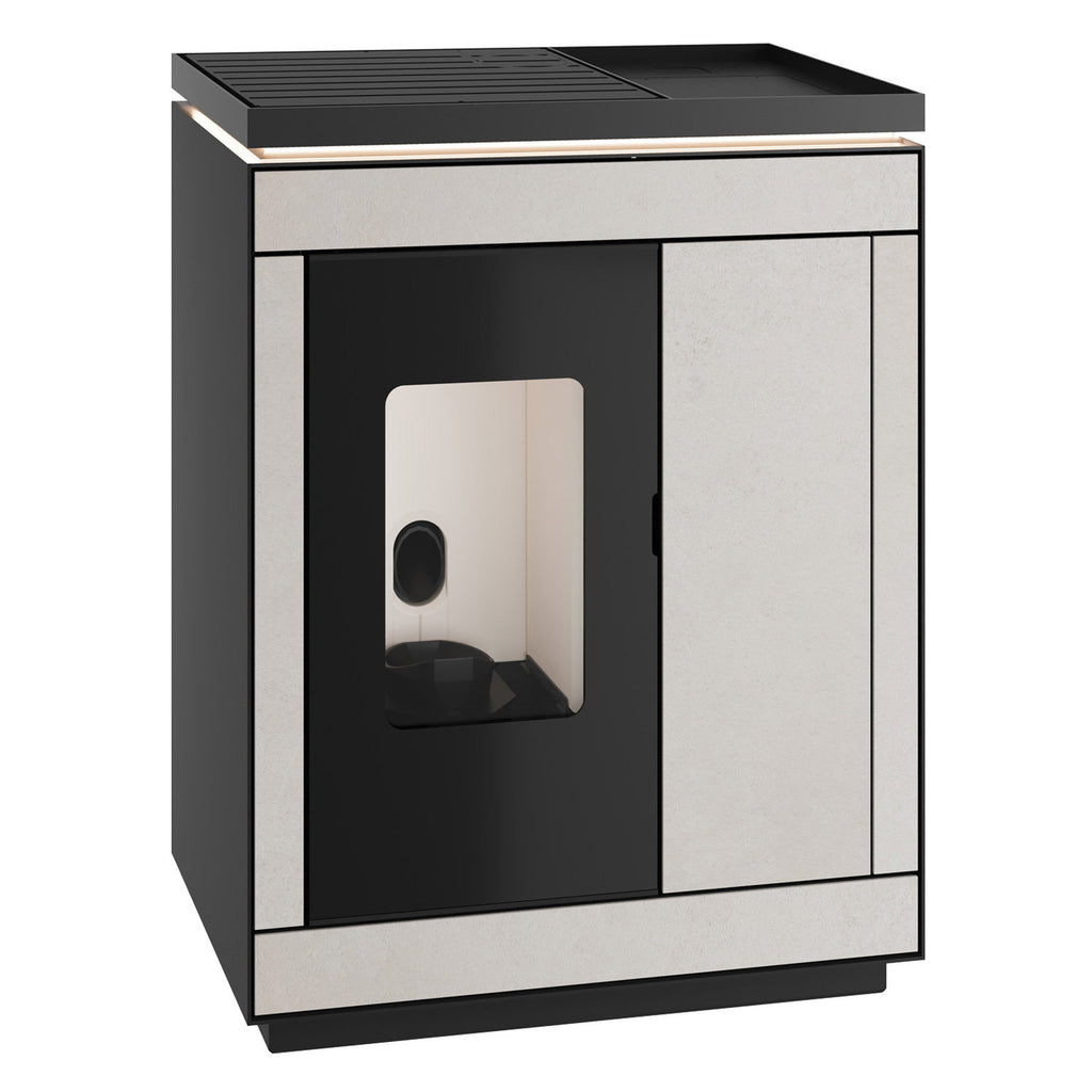Poêle à granulés Olsberg Epana 6 kW – céramique blanche
