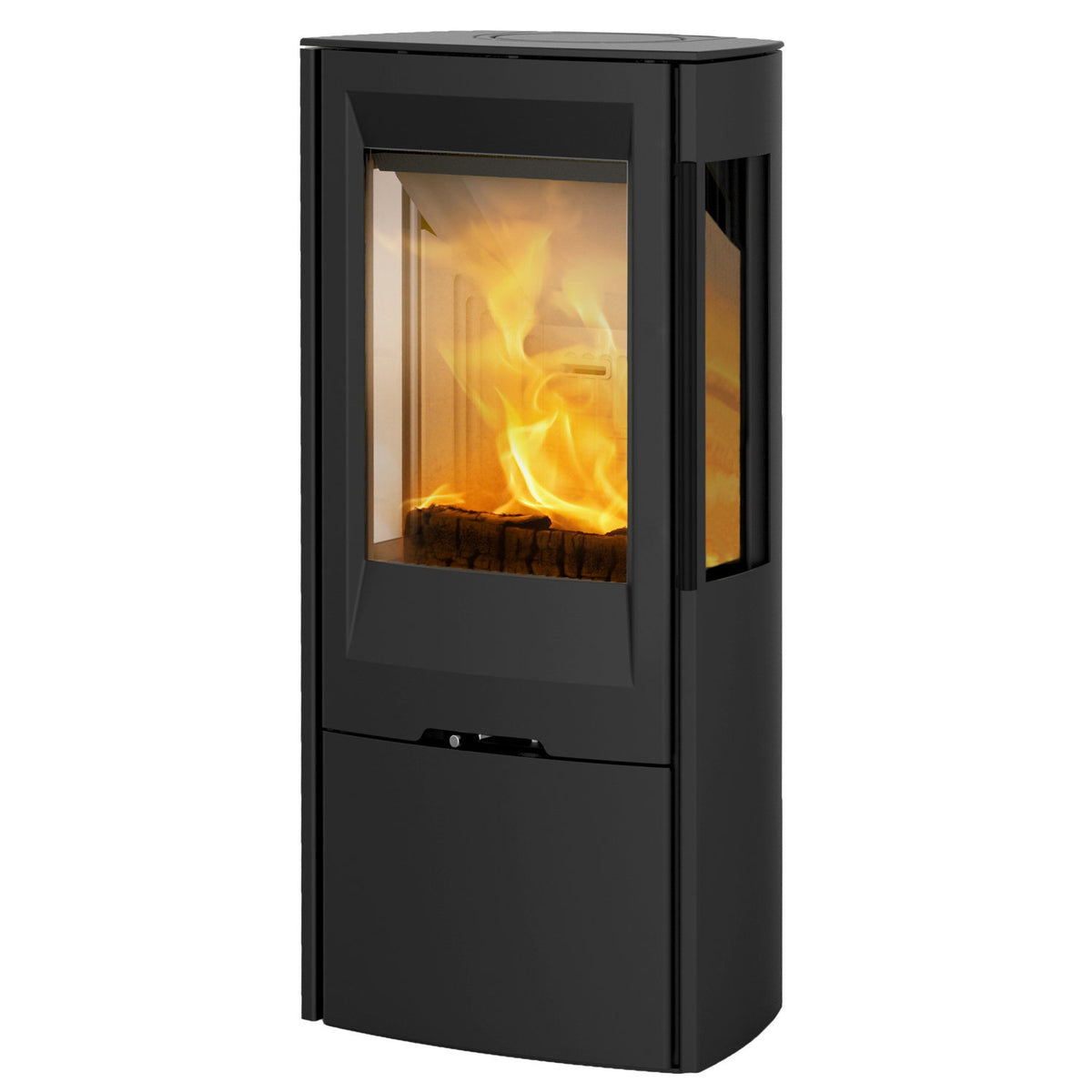 Poêle à bois TermaTech TT30G acier noir 6 kW