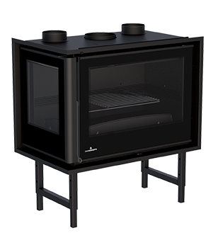 Bronpi PARIS-70-E / PARIS-70-E VISION – Poêle à bois 13 kW
