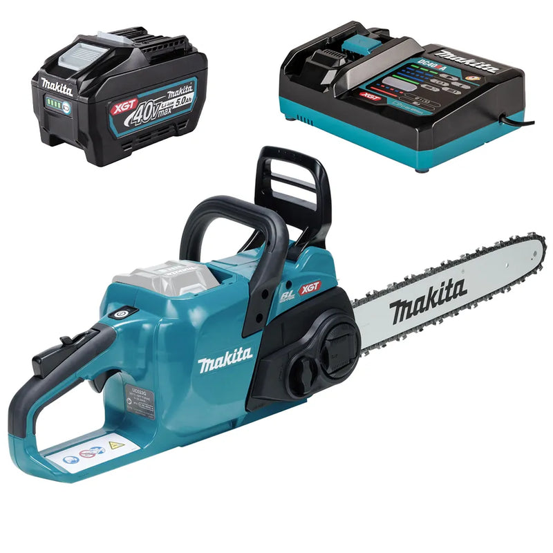 Makita XGT UC022G tronçonneuse à batterie 40 V guide 35 cm