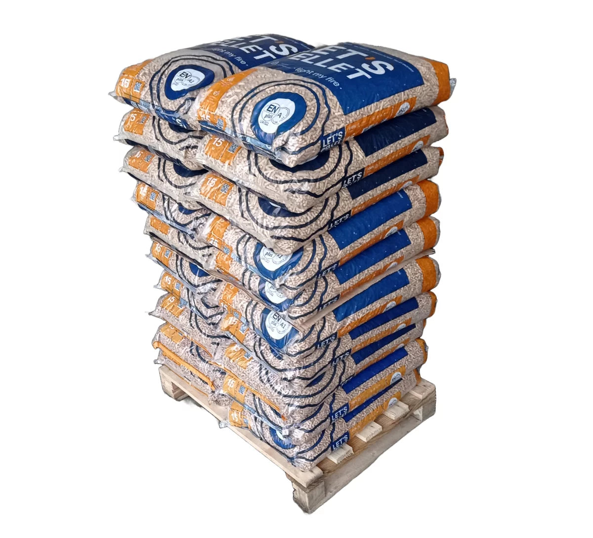 Granulés de bois DINplus – Palette de 300 kg