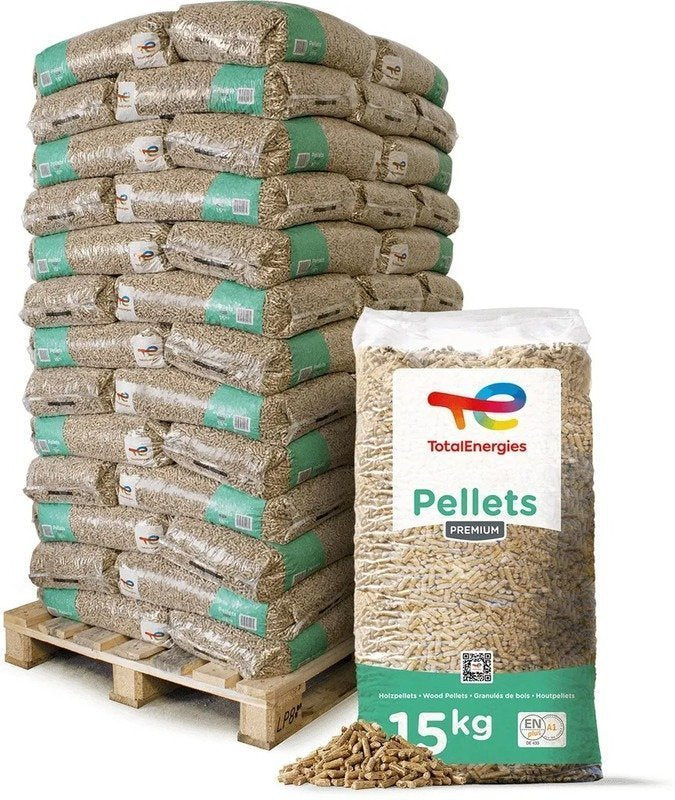 Granulés de bois TotalEnergies Premium ENplus A1 – Palette de 975 kg