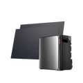 EcoFlow STREAM Ultra X avec batterie 3,84 kWh et deux panneaux solaires rigides monocristallins de 450 W